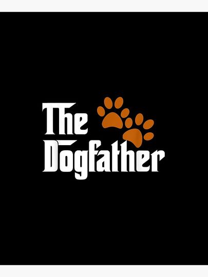 Cool Dog Dad Dog Father Shirt The DogFather Apron