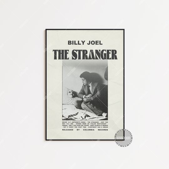 Billy Joel Posters / The Stranger Poster
