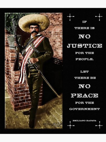Emiliano Zapata Premium Matte Vertical Poster