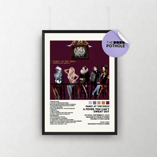 Panic! At the Disco Posters, A Fever You Cant Sweat Out Poster