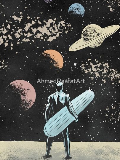 Silver Surfer iPhone Case