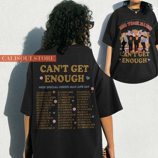 Big Time Rush Band Can't Get Enough Tour Shirt