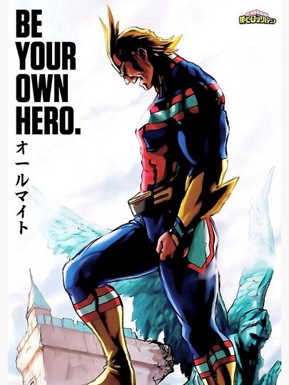 Hero Anime All Might Premium Matte Vertical Poster