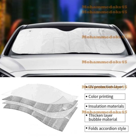 BlueyDad Auto Sunshade Car, Cartoon Auto Sunshade