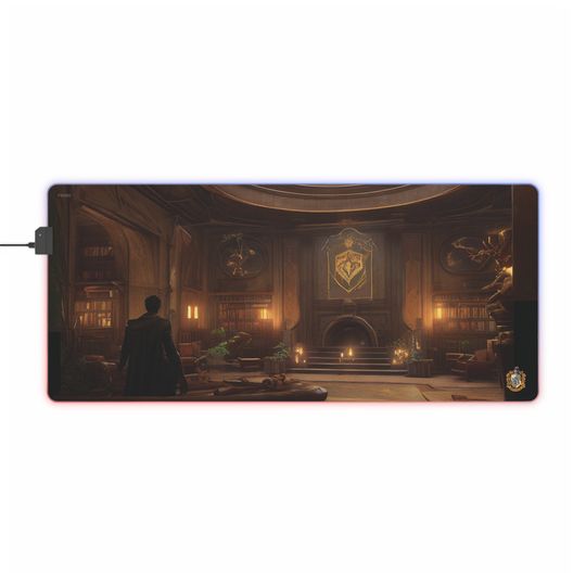 Hufflepuff - Hogwarts Legacy - RGB Gaming Desk Mat | Mouse Pad