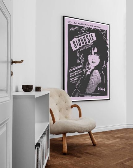 Punk Poster, Siouxsie and the Banshees 1984