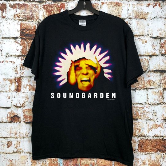 Vtg Soundgarden 1994 Black Hole Sun Superunknown Album Promo T-Shirt