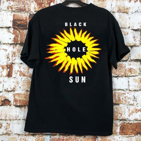 Vtg Soundgarden 1994 Black Hole Sun Superunknown Album Promo T-Shirt