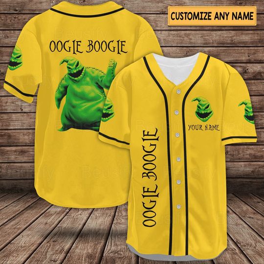 Oogie Boogie Jersey, Baseball Jersey Shirt