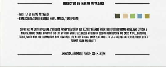 Howl's Moving Castle Poster