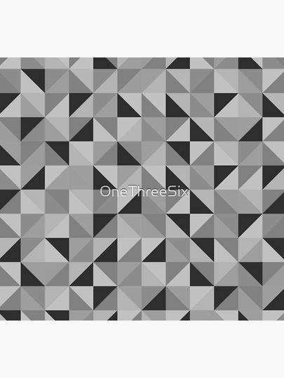 Grey Shades Geometric Pattern Socks