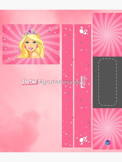 Cute pink BARBIE queen Backpack