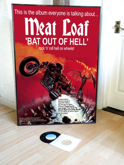MEATLOAF Bat Out Of Hell promotional poster
