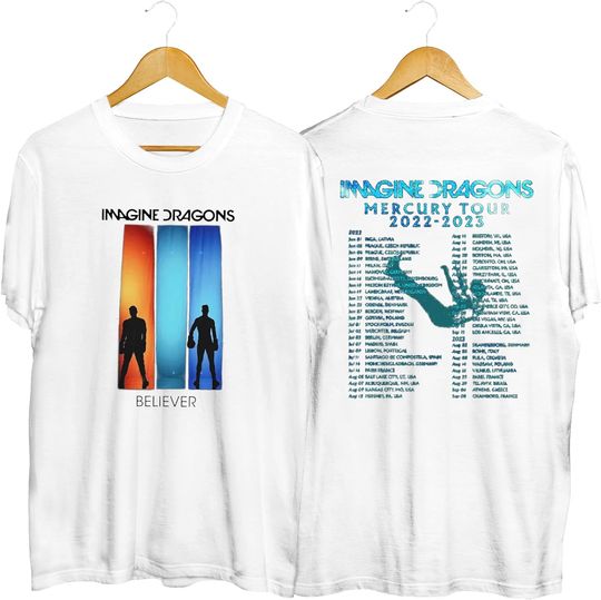 Imagine dragons world tour 2023 shirts