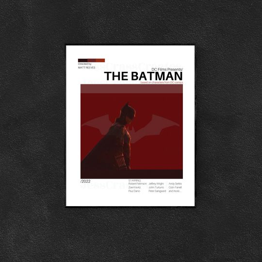 The Batman 2022 Movie Poster