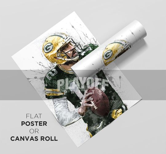 Aaron Rodgers Poster, Green Bay Packers