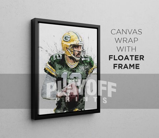 Aaron Rodgers Poster, Green Bay Packers