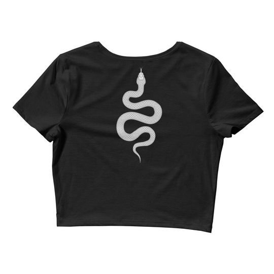 Reputation Album "Did Something Bad" Snake Flowy Crop Top