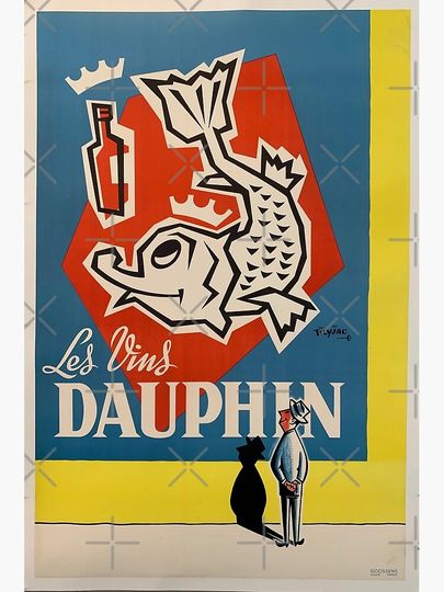 Les Vins Dauphin Premium Matte Vertical Poster