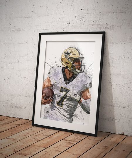 Taysom Hill Poster, New Orleans Saints
