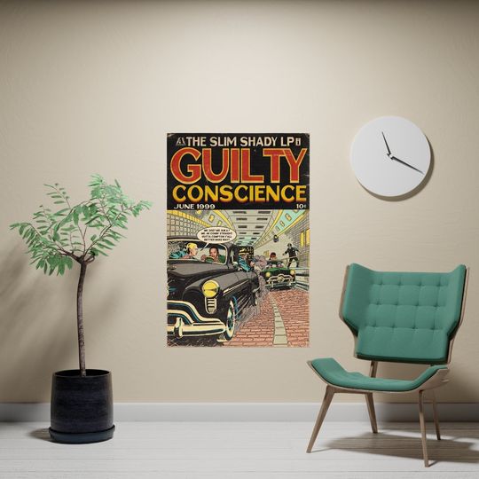 Eminem & Dr. Dre - Guilty Conscience Poster