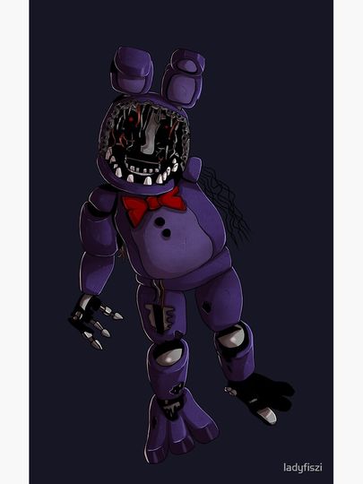 FNAF 2 - Withered Bonnie design Premium Matte Vertical Poster