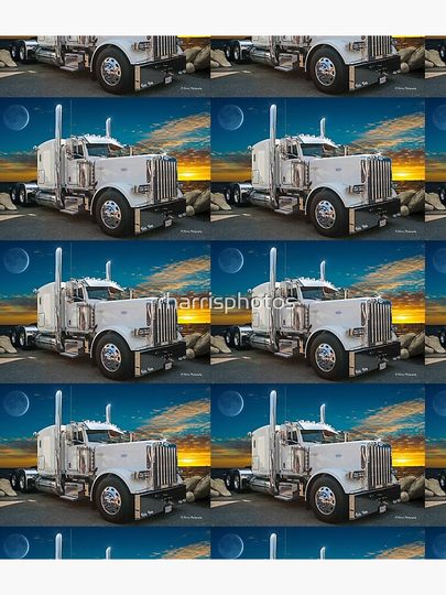 Nice White Peterbilt Backpack