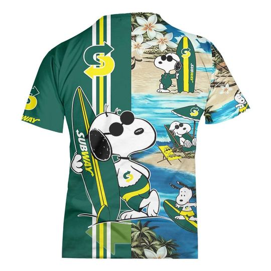 SubWay Food Beach Hawaiian Shirts