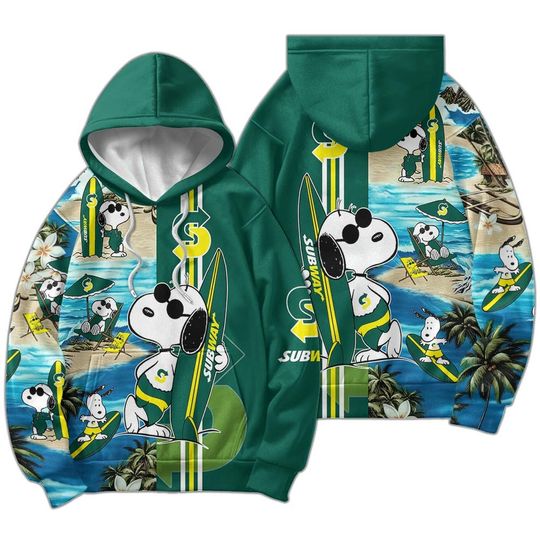 SubWay Food Beach Hawaiian Shirts