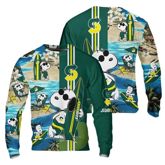 SubWay Food Beach Hawaiian Shirts