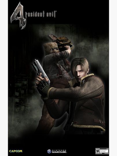 resident evil 4 leon kennedy Premium Matte Vertical Poster
