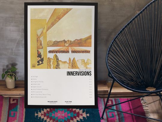 Stevie Wonder - Innervisions | Album Cover Poster