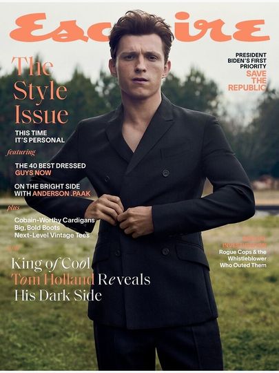 Tom Holland Esquire Cover Premium Matte Vertical Poster