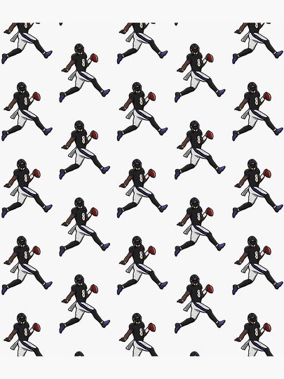 Lamar Jackson Running Touch Down- Perfect Gift Backpack