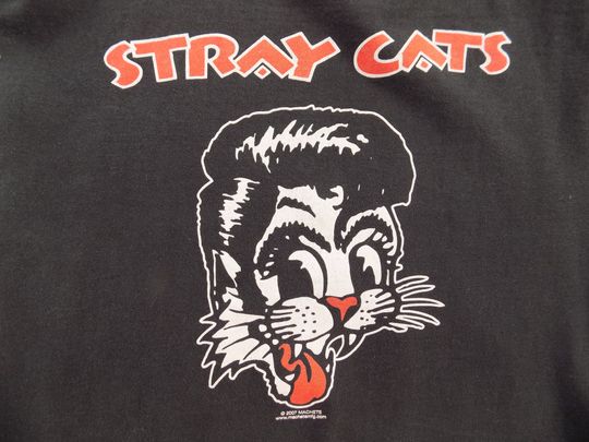 BEAT To HELL Rare Y2K Stray Cats T-Shirt M