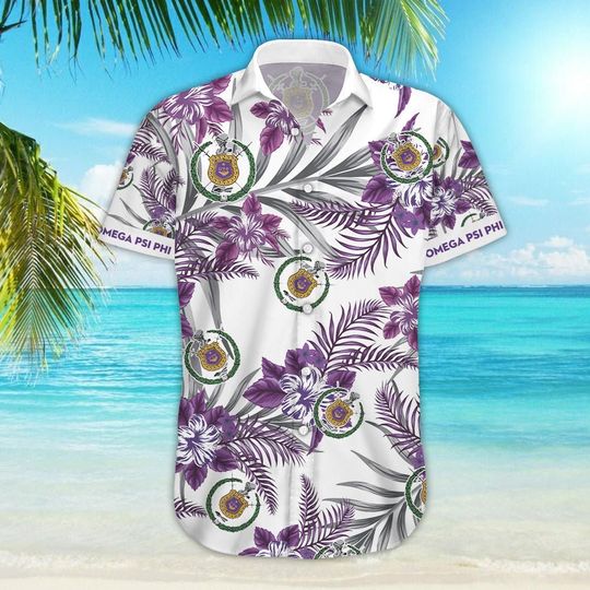Omega Psi Phi Hawaiian Shirt