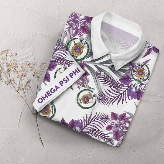 Omega Psi Phi Hawaiian Shirt