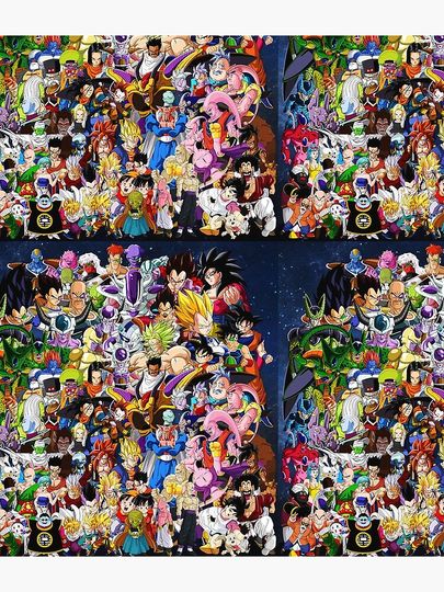 Dragon Ball Characters Backpack