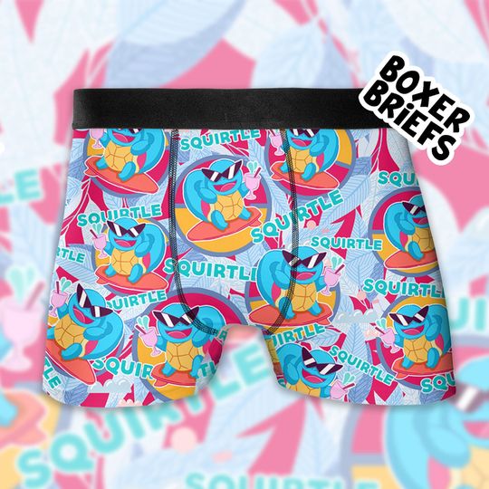 Squirtle Fun Ice Blue Pattern Hawaiian shirt, Anime