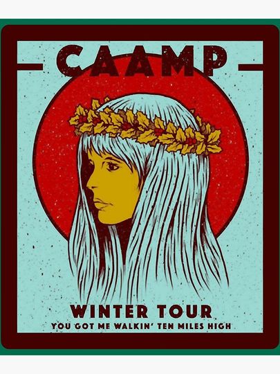 CAAMP BAND WINTER TOUR Premium Matte Vertical Poster
