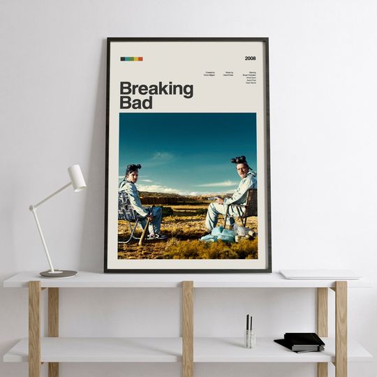 Breaking Bad Tv Series Poster, Modern Tv Series Poster