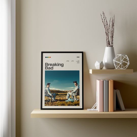 Breaking Bad Tv Series Poster, Modern Tv Series Poster