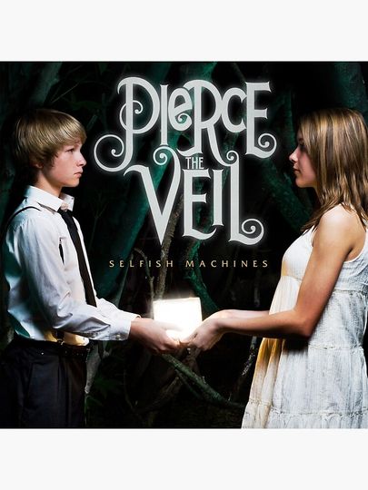 Pierce the Veil selfish machines Premium Matte Vertical Poster