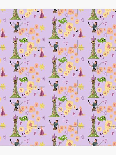 Tangled lanterns pattern Backpack