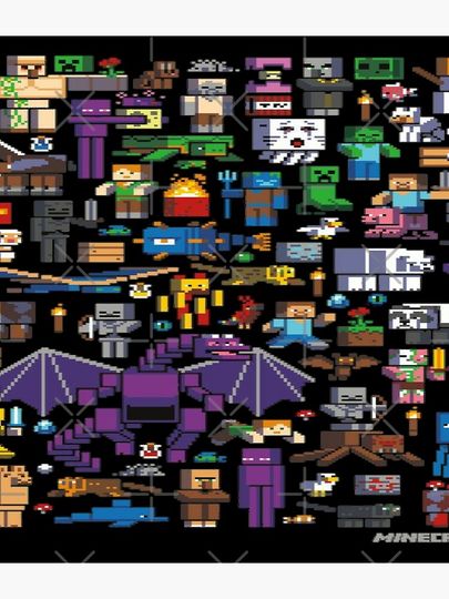 All minecraft characters Backpack