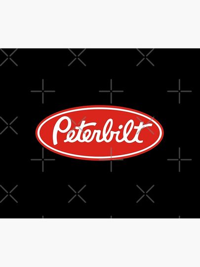 Peterbilt Truck Racing Logo Shower Curtain