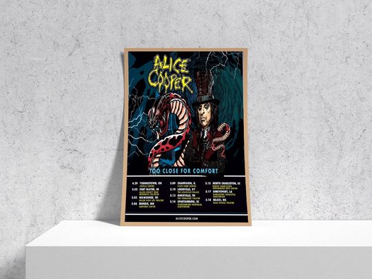 Alice Cooper - Tour 2023 Shreveport Poster