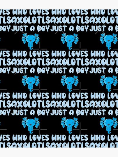 just a boy who loves axolotls Backpack, minecraft axolotl backpack