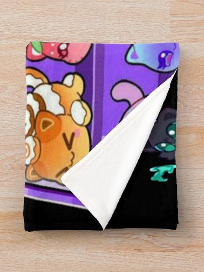 Aphmau Meow Plushies Anime Cats Throw Blanket