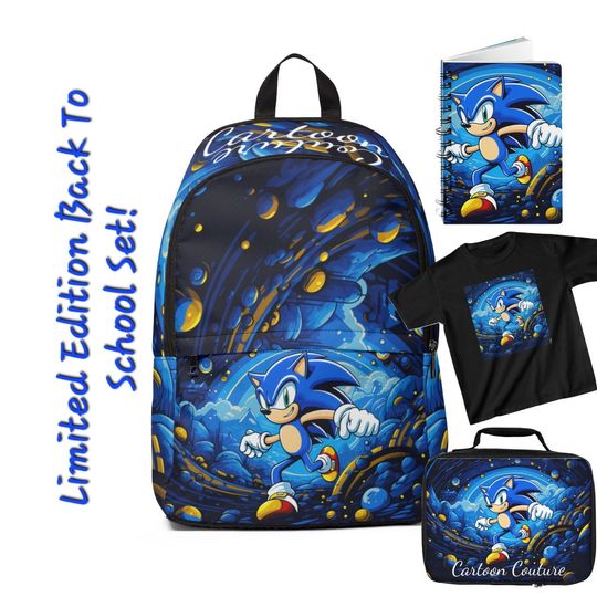 Sonic Energy Cosmic Book Bag Backpack